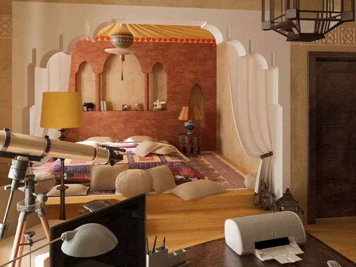 marokanischer stil schlafzimmer