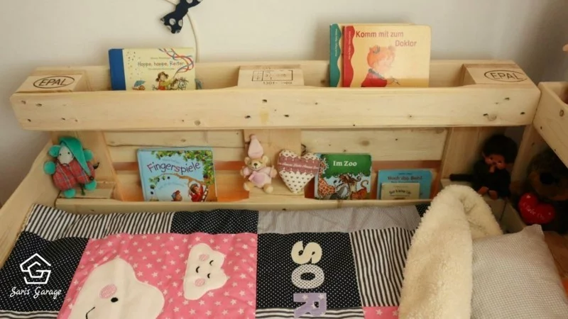 Kinderbett aus Europaletten DIY- Saris Garage (6)