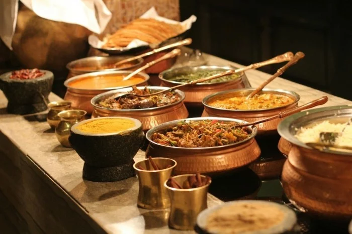 indisches essen curry reis