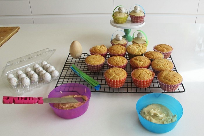 cupcakes zu ostern osterdeko selber machen wachteleiern
