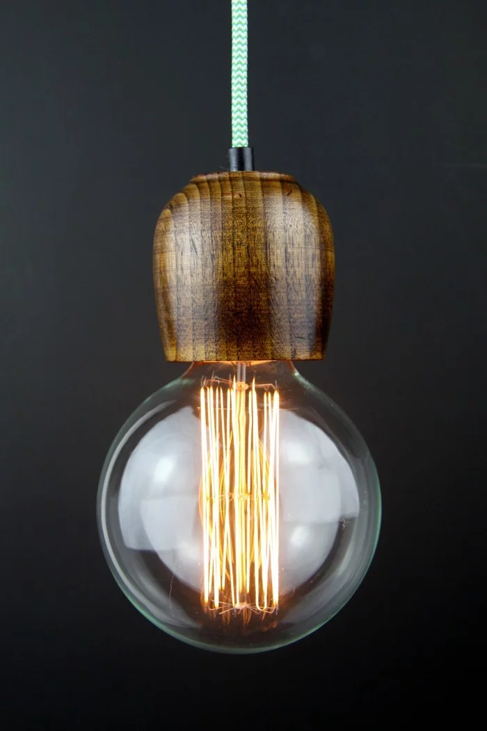 holzlampe desogner lampe lampen design design lampen wandlampe blumig glühbirne