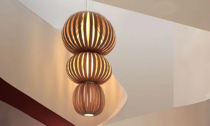 holzlampe desogner lampe lampen design design lampen wandlampe knonleuchter kreise
