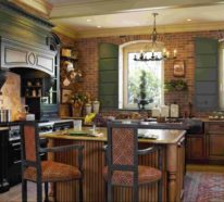 Eine Landhausstil Küche trägt zur warmen Familienatmosphäre in Ihrem Zuhause bei
