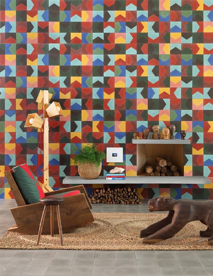 marokkanische fliesen zementfliesen interirdesign ideen wohnung design anders denken mosaik fliesen kreative wandgestaltung
