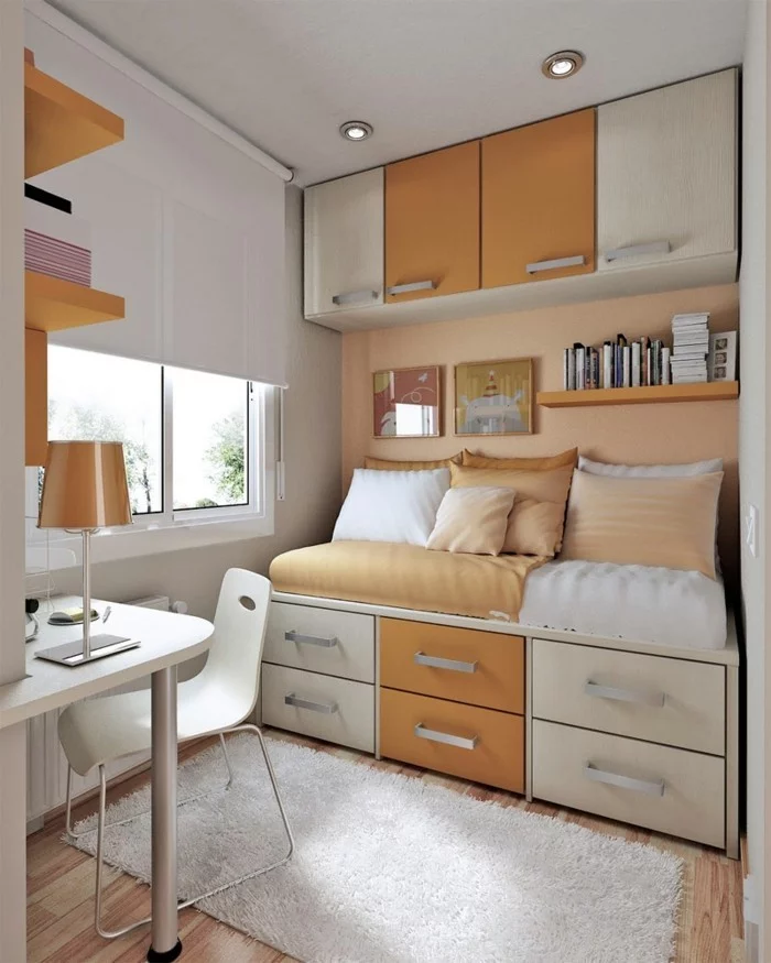 wie das kleine schlafzimmer gross aussehen kann