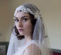 101 Hochzeitsideen für Brautfrisuren mit Schleier- weil das Klassische immer aktuell ist