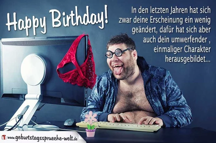 lustige Geburtstagssprüche für Männer geburtstagswünsche cavemann