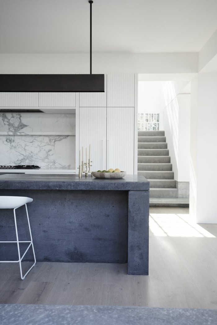 moderne küche in minimalistischem stil