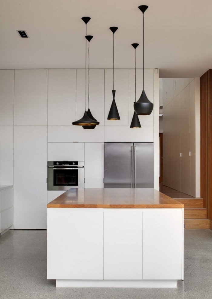 moderne küche mit minimalistischem look