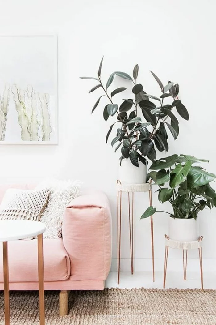 trendfarben 2017 millennial pink im wohnzimmer das wohnzimmersofa