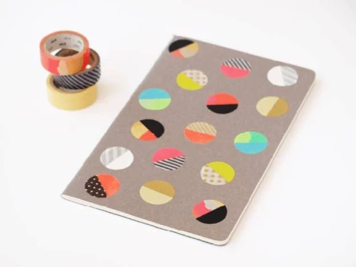 washi tape notebook ideen heft selber dekorieren