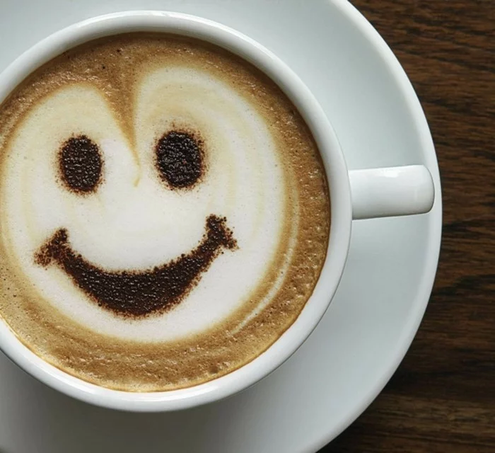smile face kaffee morgengruss guten morgen