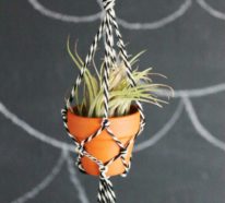 Makramee Blumenampel selber machen – 40 Ideen, wie Sie ein frisches Flair in den Raum bringen