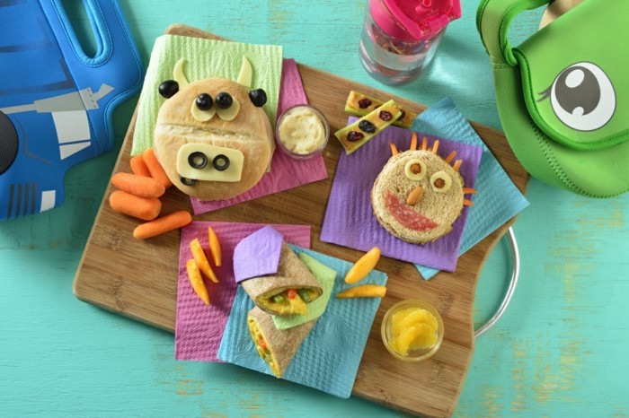 kindergeburtstag ideen für fingerfood sandwich