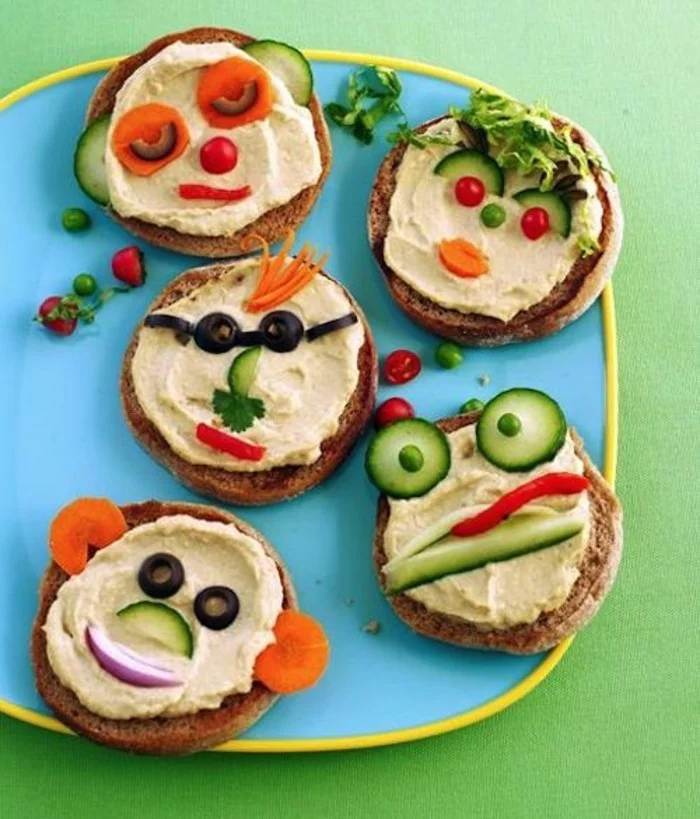 kleine sandwisch fingerfood ideen für kindergeburtstag