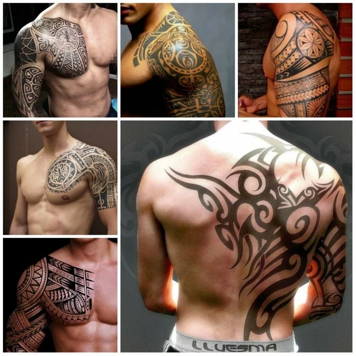 männer tätowierungen maori tattoos ideen tribal motive