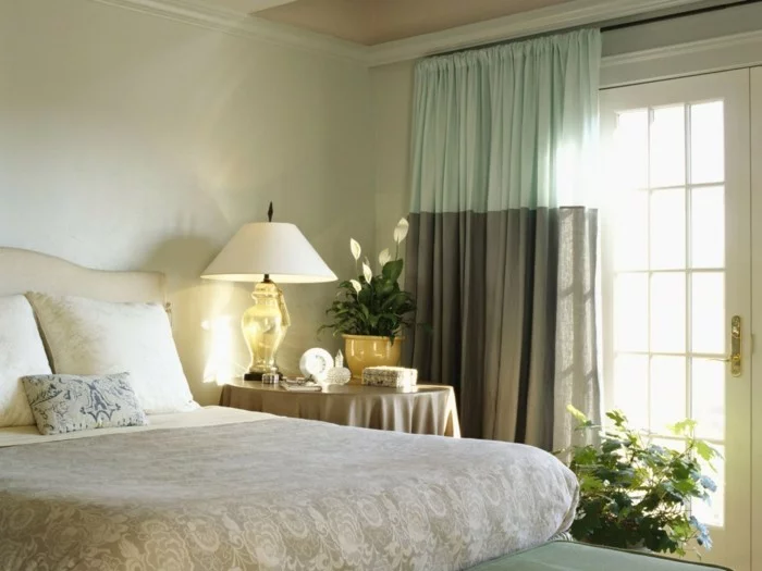 wohnideen schlafzimmer trendige gardinen für ein stilvolles ambiente 