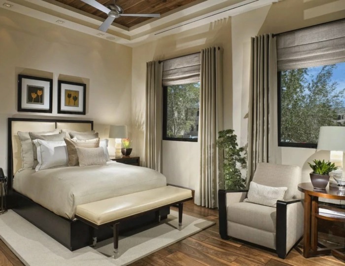 gardinen schlafzimmer helle vorhänge und helle wände sorgen für schöne erholung im schlafbereich