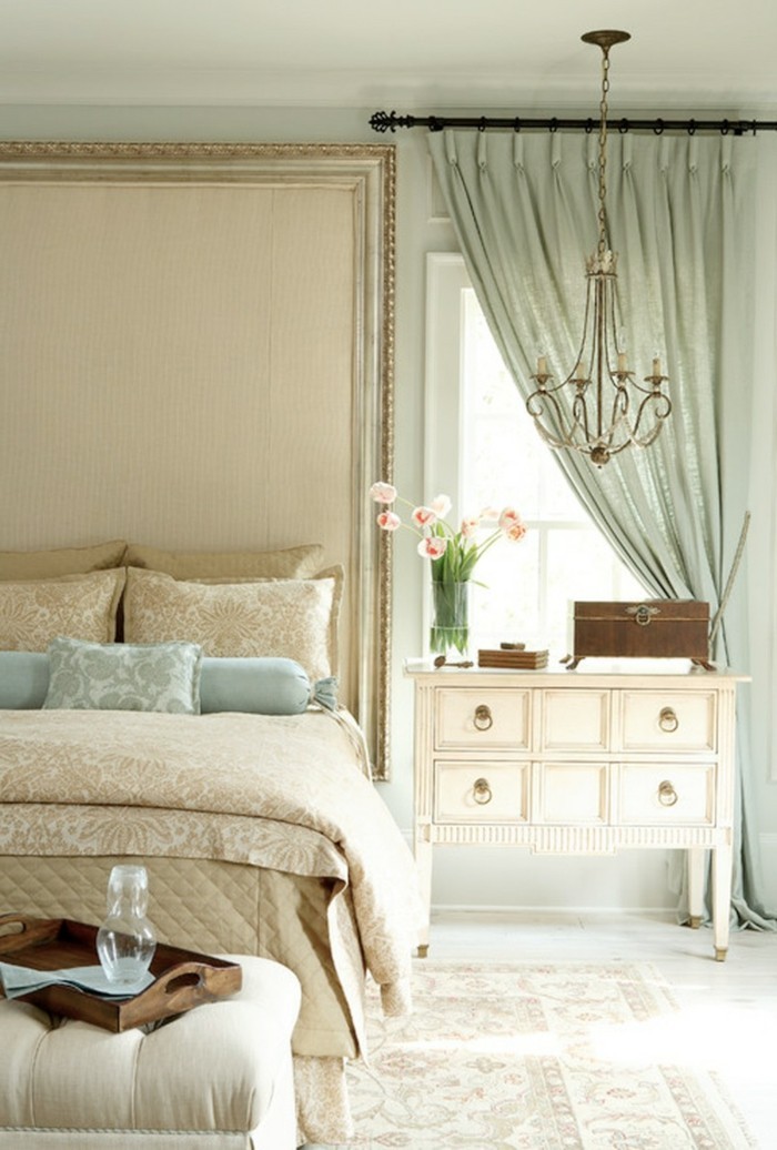 gardinen schlafzimmer stilvolle grüne gardinen im luxuriösen schlafbereich