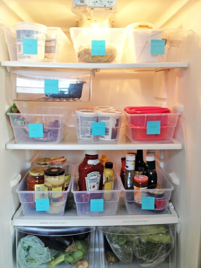 organisation im kühlschrank