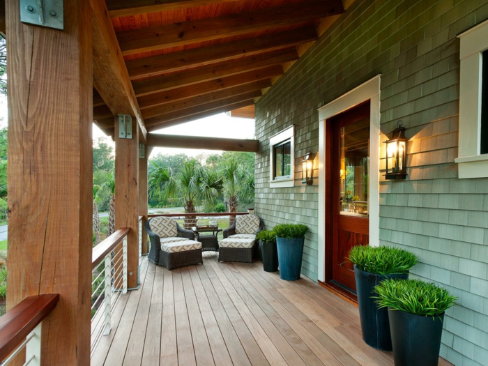 Kleine Veranda und wie wir sie in eine Wohlfühloase verwandeln Freshideen