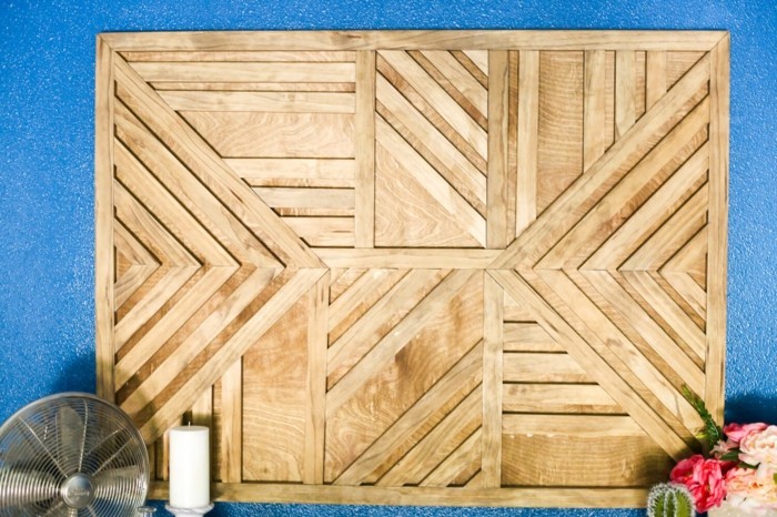 Wanddeko aus Holz- organische Wärme und Gemütlichkeit im Innenraum