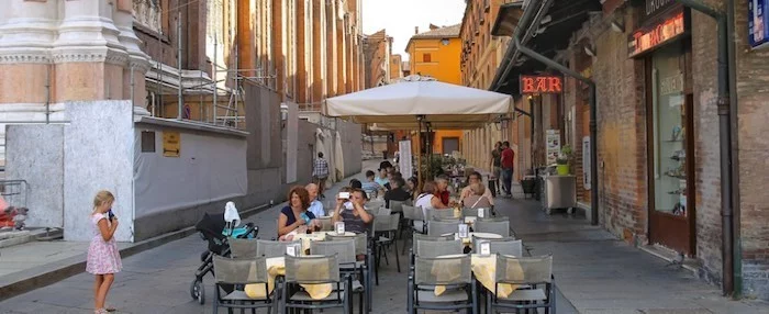 Cafe Bologna Urlaub im September