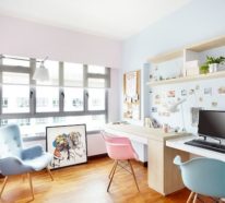 Home Office in Pastellfarben  – ein heißer Trend im Raumdesign
