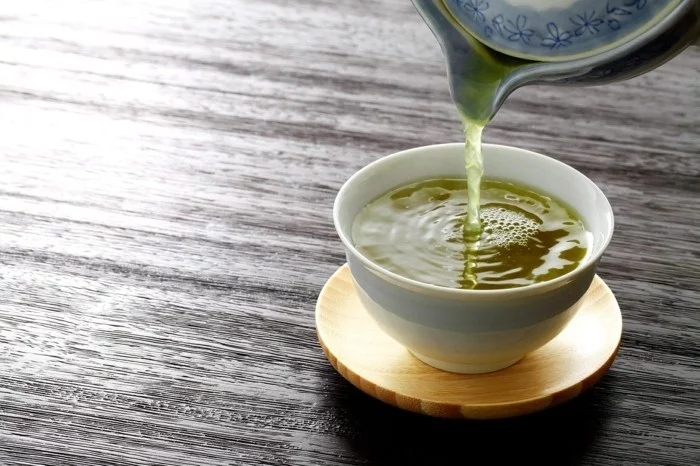 Tee Tasse grüner Tee Schlankmacher