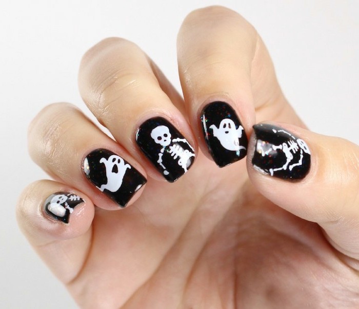 Halloween Nagel 53 Schaurige Nageldesigns Fur Die Gruselparty