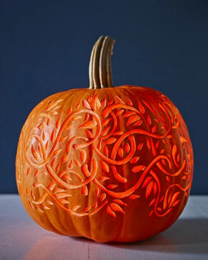 halloween kürbis schnitzvorlageböse kürbislaterne basteln ornamentierung