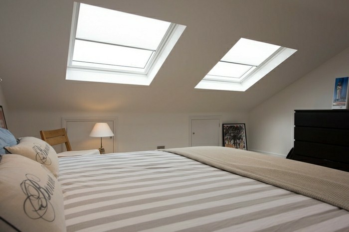 schlafzimmer einrichten mit dachschräge