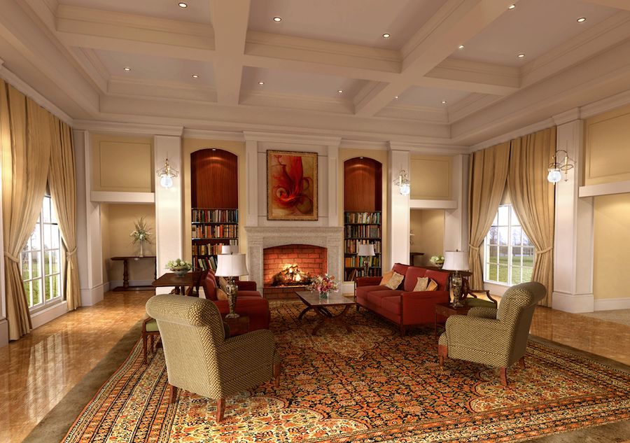 Wohnideen Wohnzimmer im klassischen Stil für eleganten Komfort und