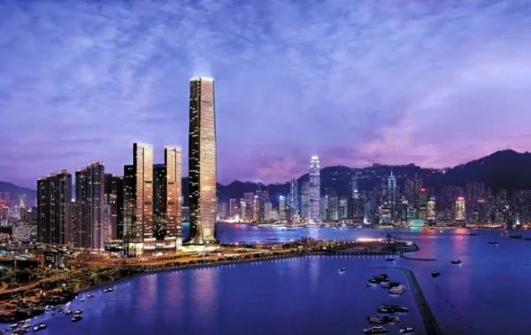 Architektur City Center von Hong Kong
