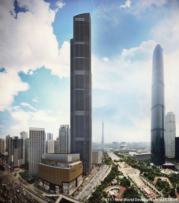 CTF Finance Center in China zukunftsorientierte Architektur