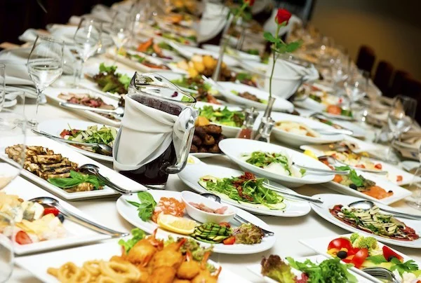 Hochzeitsfeier Hochzeitsmenü vegetarische Gerichte nicht überladen sein