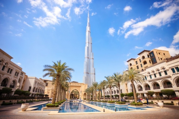Höchster Wolkenkratzer weltweit Burj Khalifa amerikanische Architekten südkoreanisches Bauunternehmen