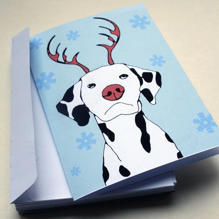 Weihnachtskarten selber basteln diy ideen ausmalbilder