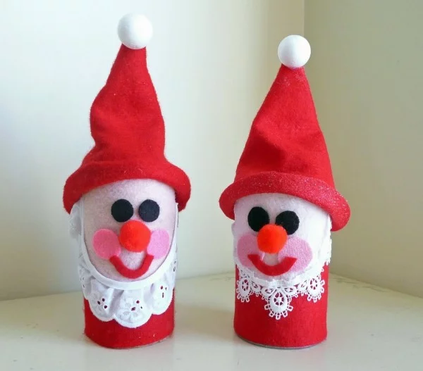 basteln-mit-klorollen-weihnachtsbasteln-weihnachtsdeko-ideen
