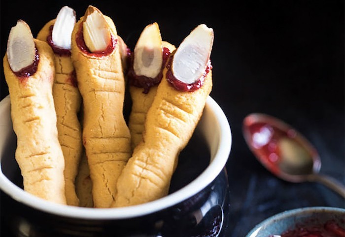 halloween fingerfood ideen hexenfinger backen rezepte