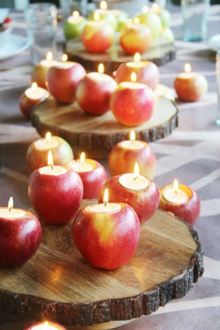 tischdeko hochzeit heiraten im herbst hochzeit im oktober äpfelverschwendung