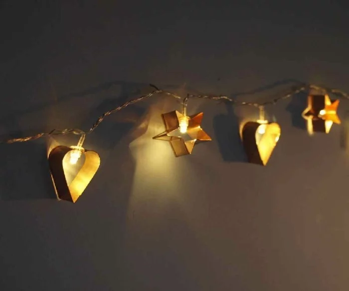 LED Weihnachsbeleuchtung mit ausstechfoermchen