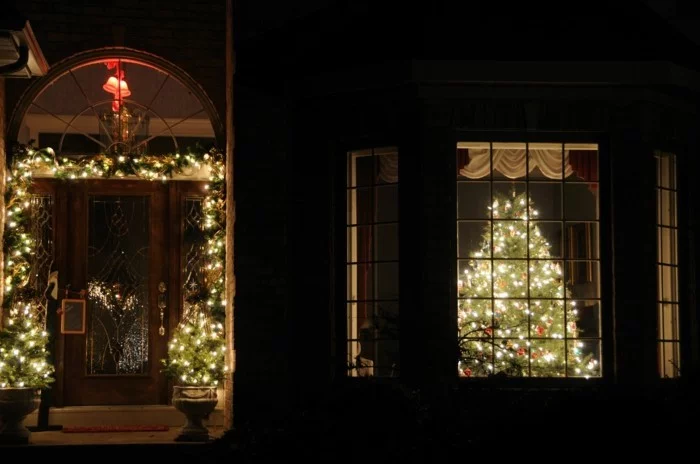LED Weihnachsbeleuchtung tannenbaumbeleuchtung zwei in einem