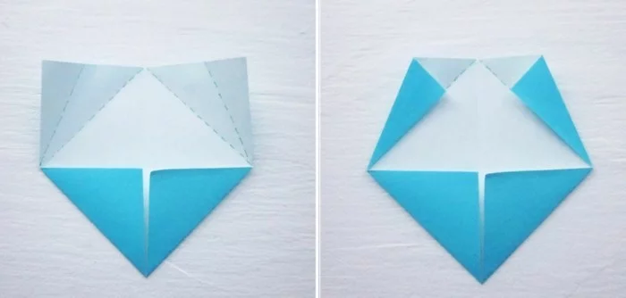 Sterne basteln für Weihnachten mit Origami Anleitung weihnachten dekoration tutorial