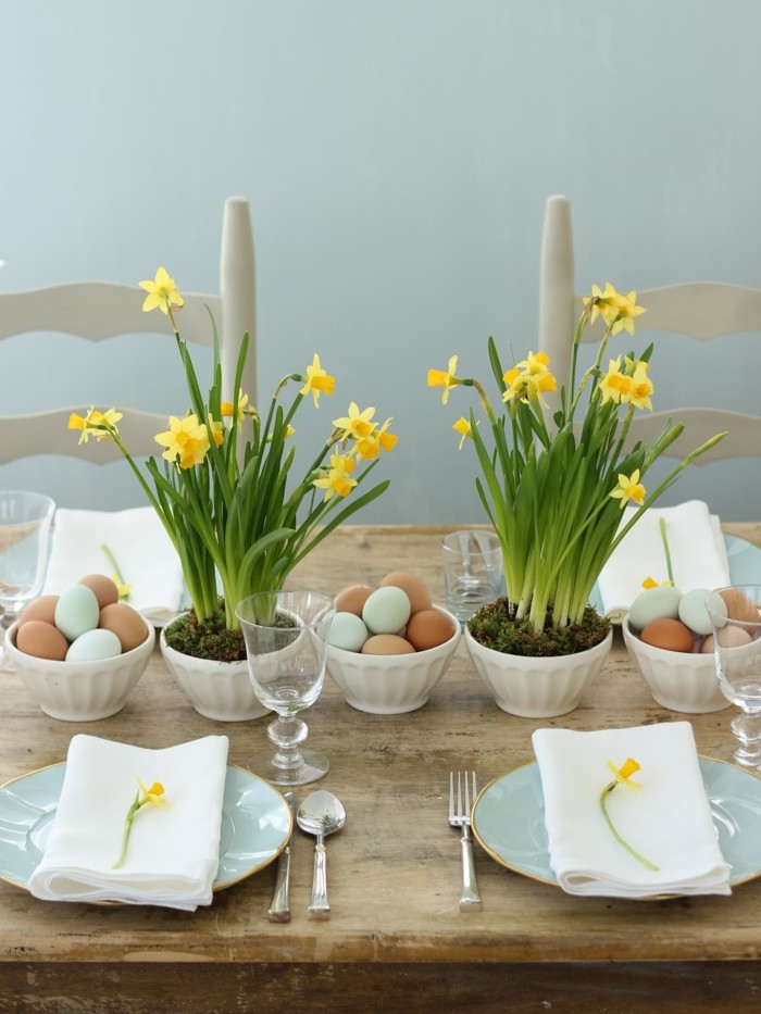 Tolle Tischdeko für Ostern oder den Frühling