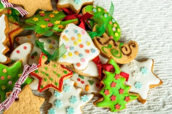 Weihnachtliche Symbolik Kekse backen