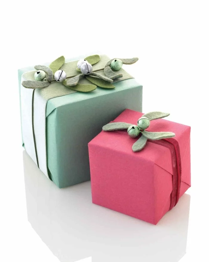 geschenke origenell verpacken weihanchtsbasteln geschenkideen festlich
