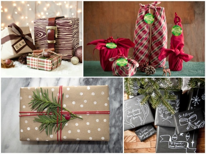 geschenke origenell verpacken weihanchtsbasteln geschenkideen geschenkpapier weihnachten