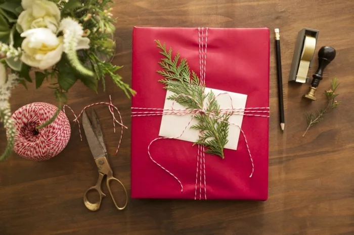 geschenke origenell verpacken weihanchtsbasteln geschenkideen mit akzent
