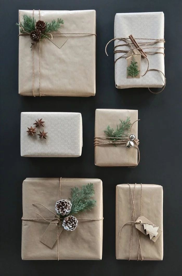 geschenke origenell verpacken weihanchtsbasteln geschenkideen